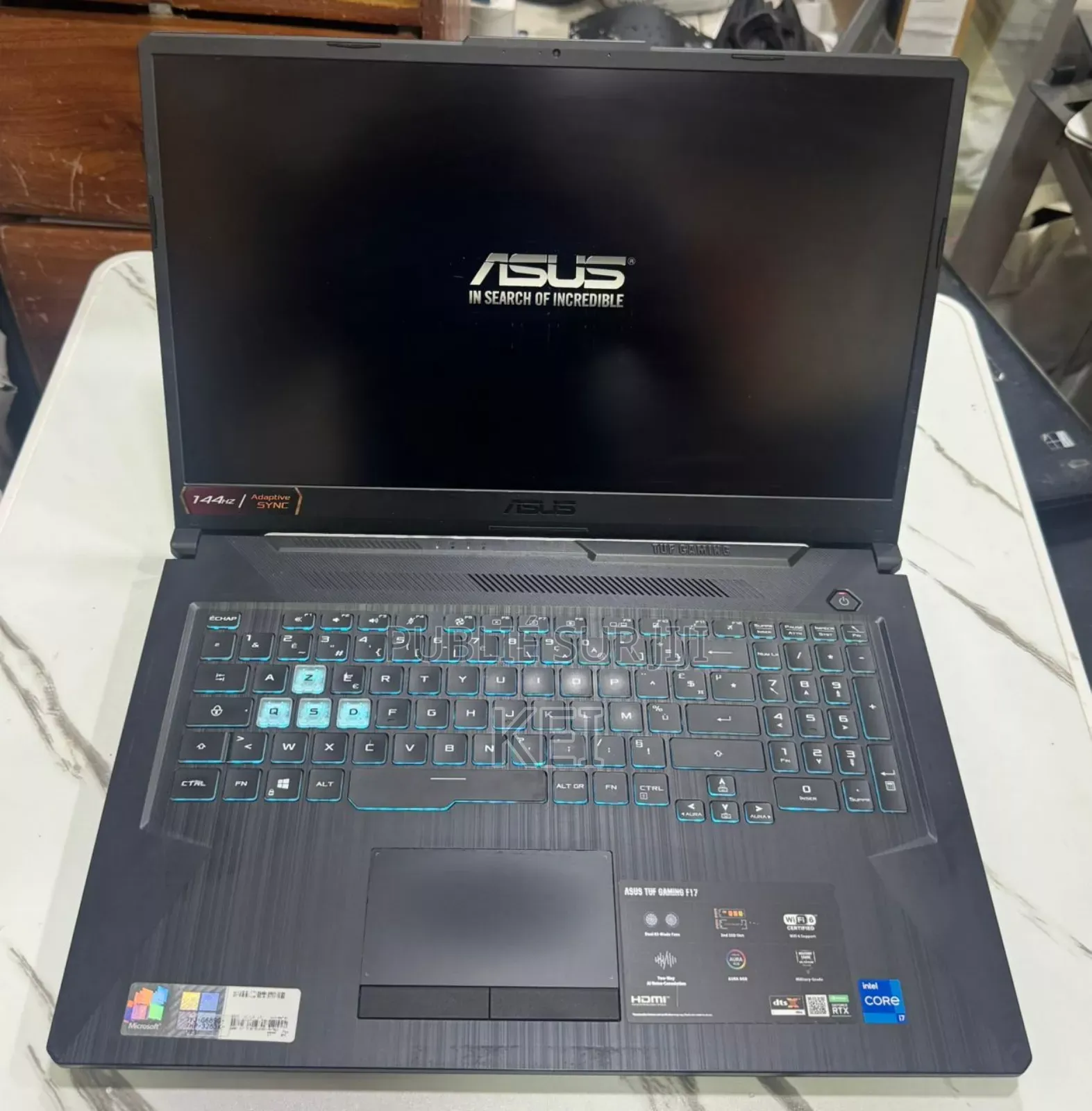 Ordinateur Portable Asus TUF Gaming F16 16GB Intel Core I7 SSD 1T
