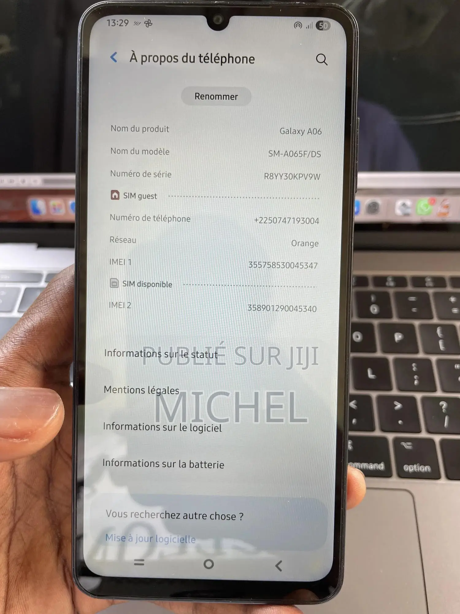 Samsung Galaxy A06 64 GB Blue