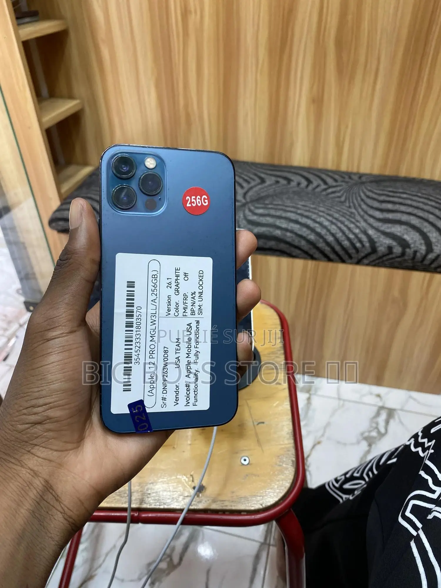 Apple iPhone 12 Pro 256 GB Bleu