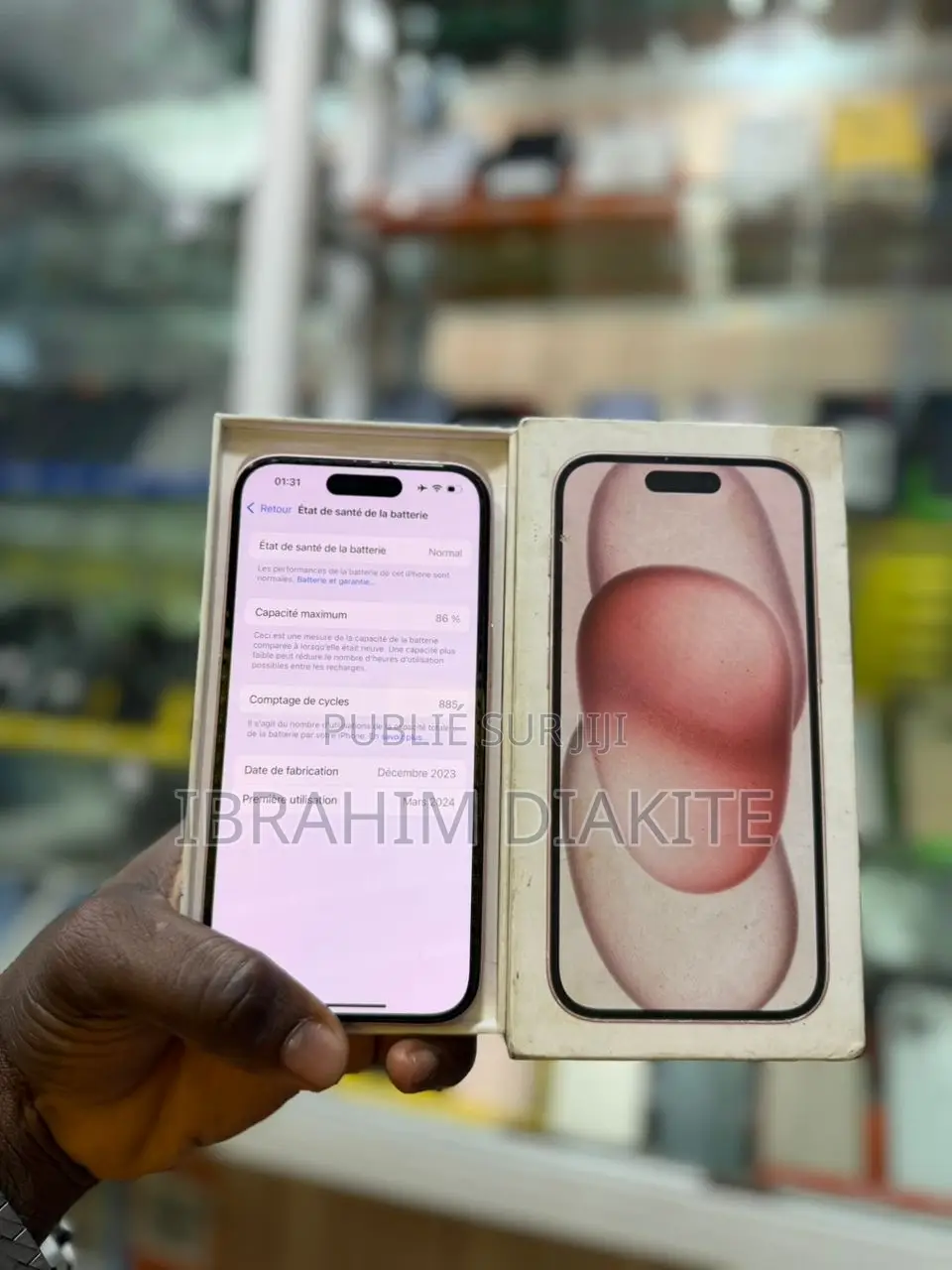 Apple iPhone 15 128 GB Rose