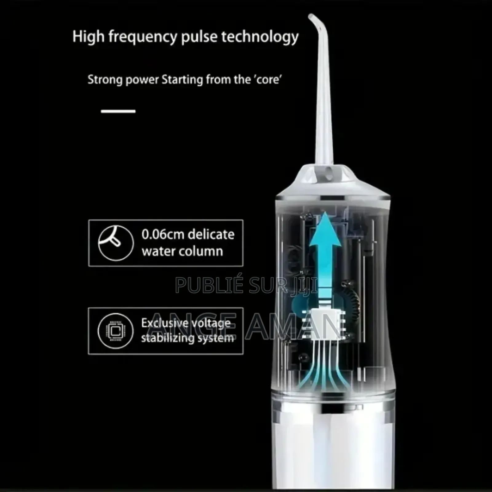 Jet Dentaire Rechargeable Pour Nettoyage En Profondeur