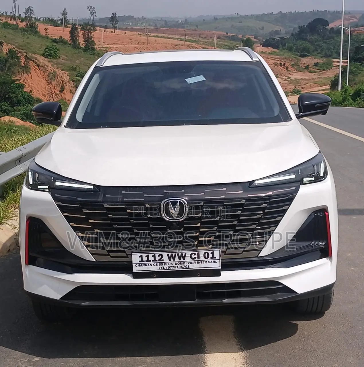 New Changan CS55 Plus 1.5 Petrol FWD 2024 Blanc