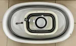 Baignoire Bébé Avec Ses Éléments Pliable 10mille L Ensemble