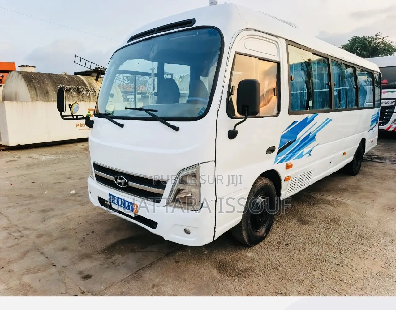 Hyundai County 2019 Blanc