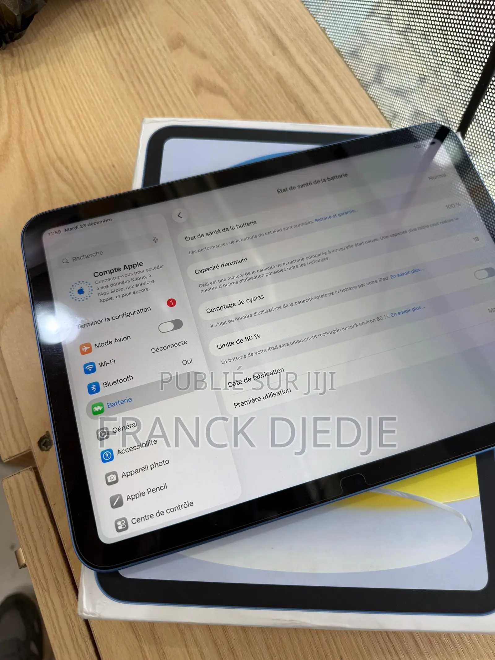 New Apple iPad (2025) 128 GB Blue