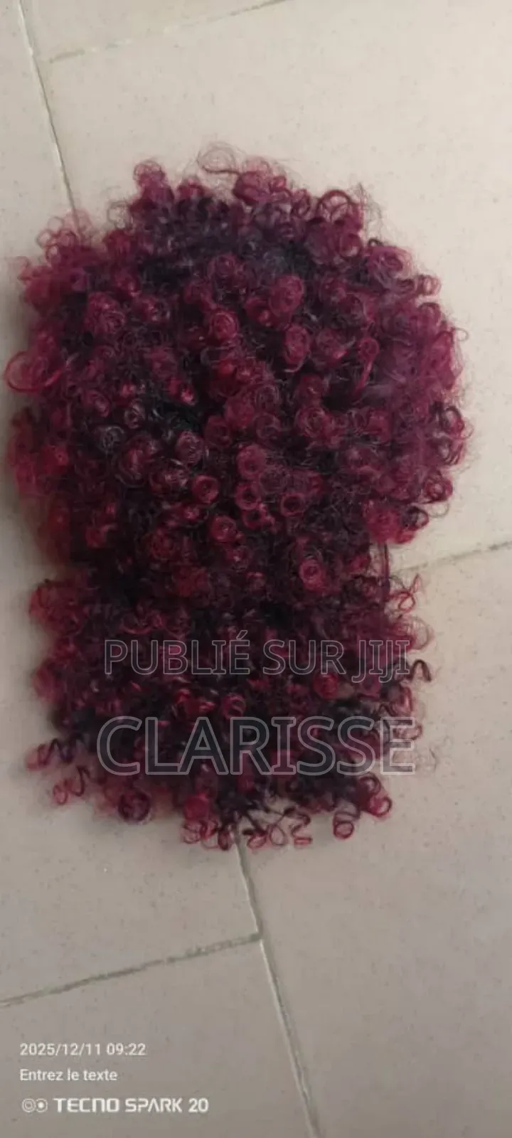 Postiche Afro Bouclé