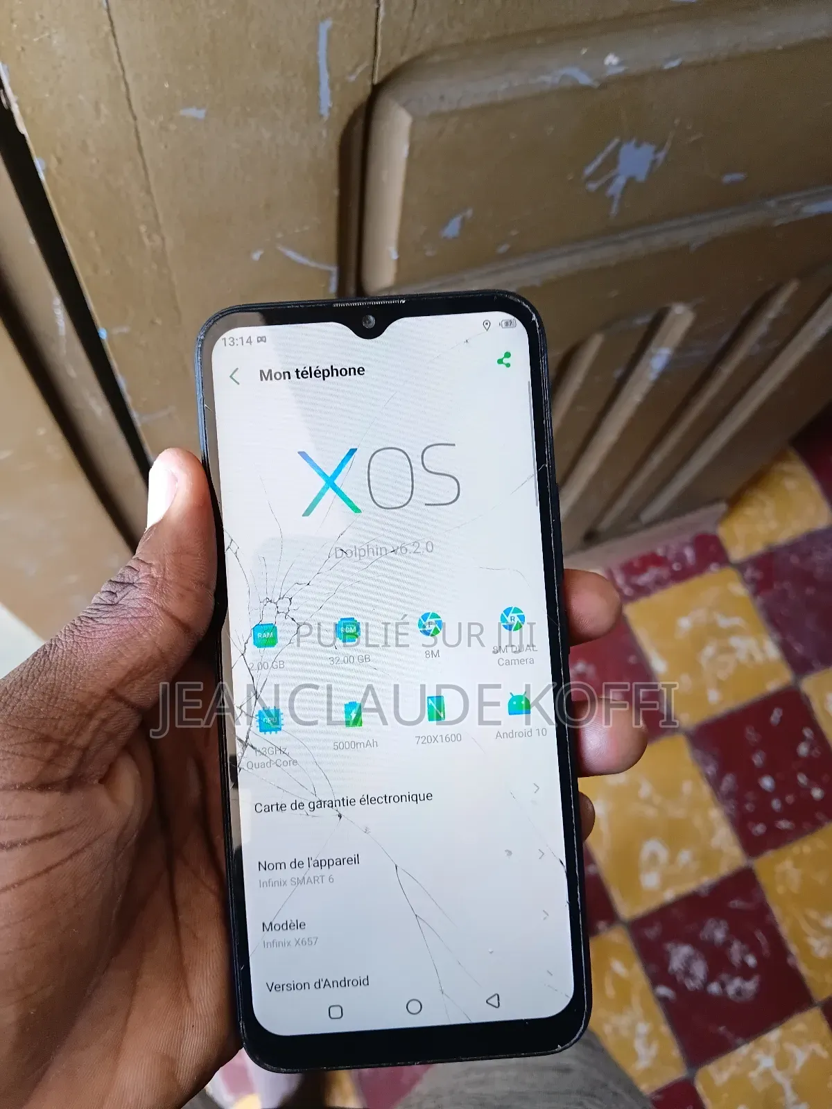 Infinix Smart 6 32 GB Blue