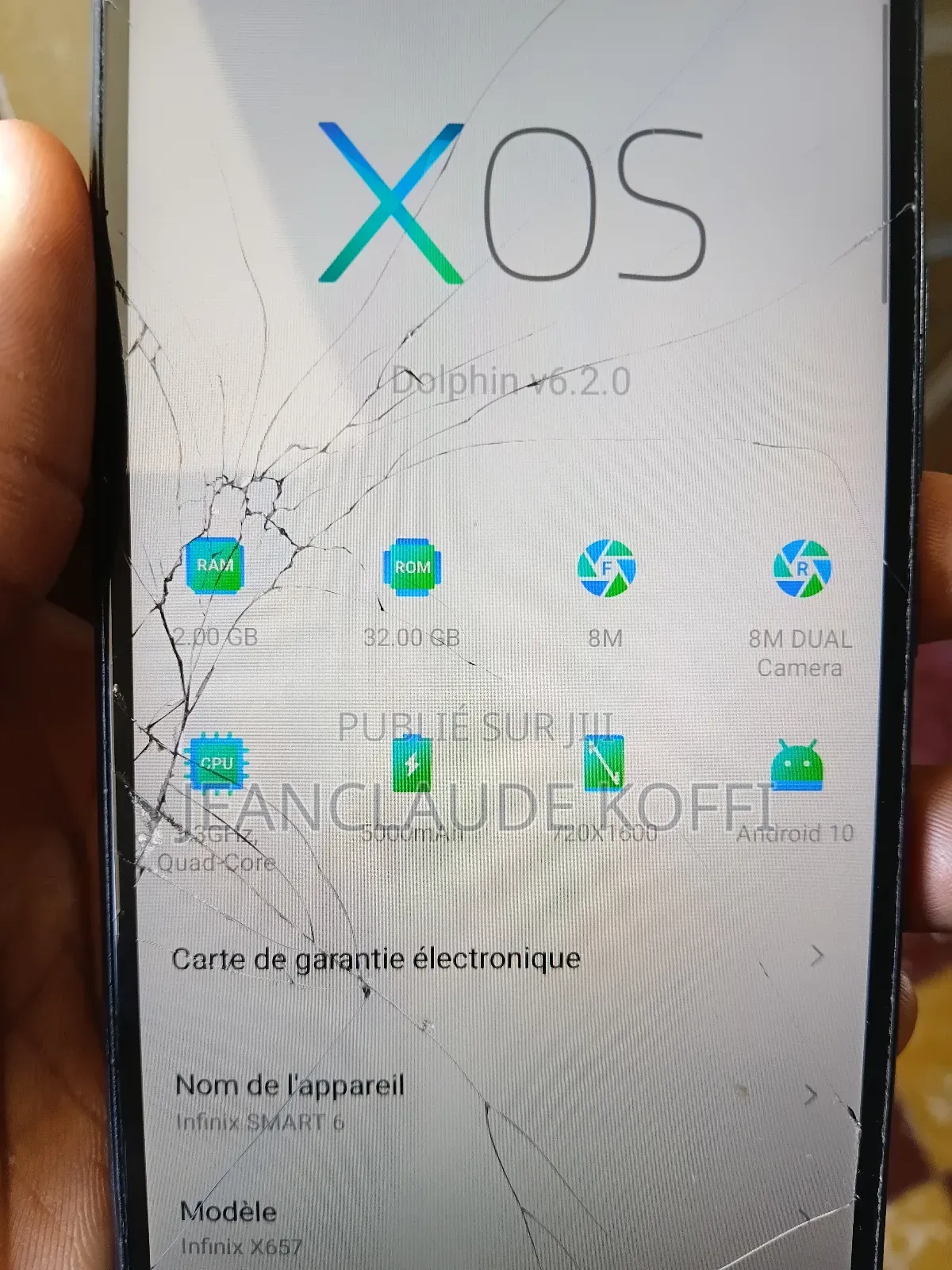 Infinix Smart 6 32 GB Blue