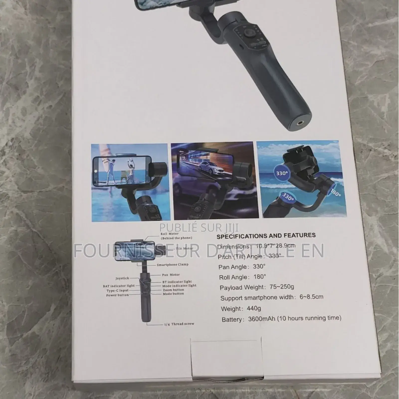 Stabilisateur De Cardan Triaxial Pour Téléphone Portable