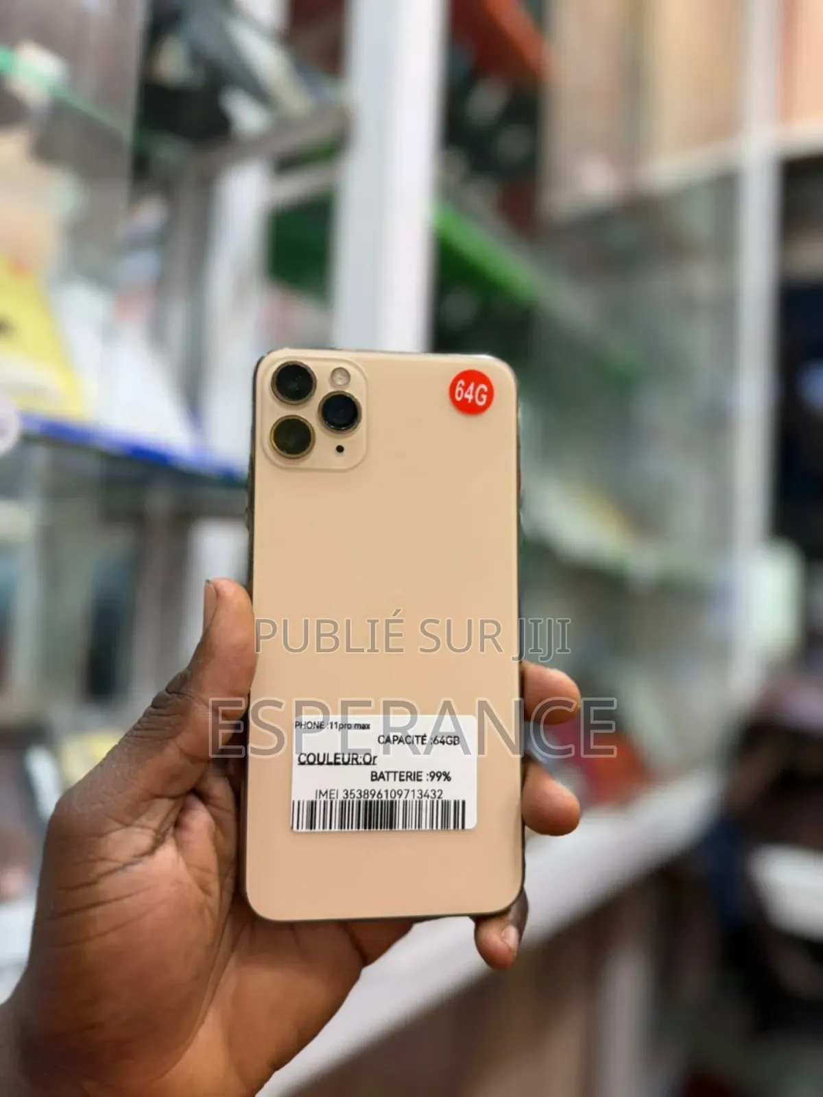 Apple iPhone 11 Pro Max 64 GB Doré