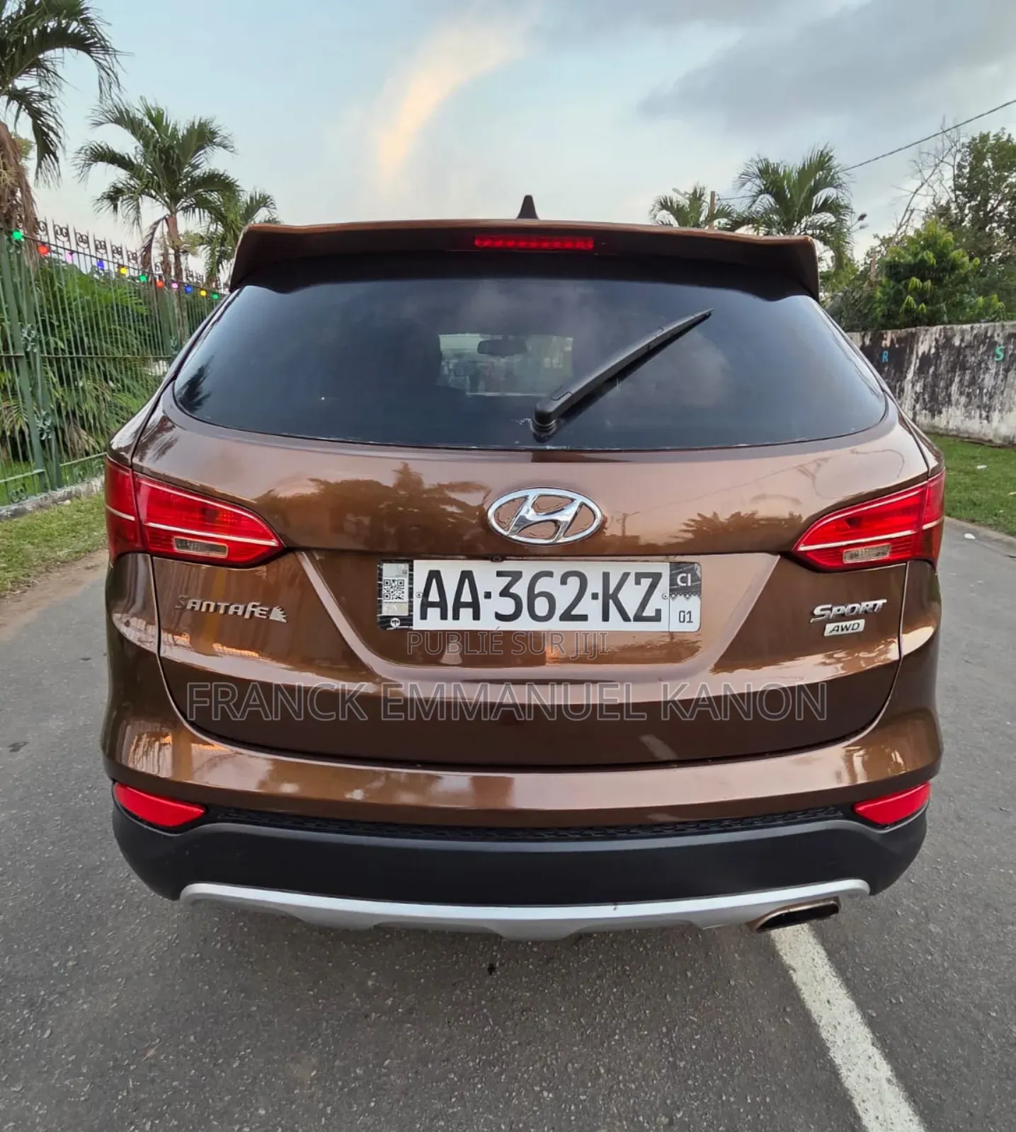 Hyundai Santa Fe SE FWD 2017 Marron