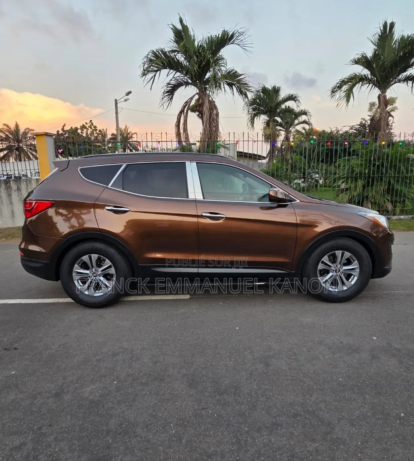 Hyundai Santa Fe SE FWD 2017 Marron