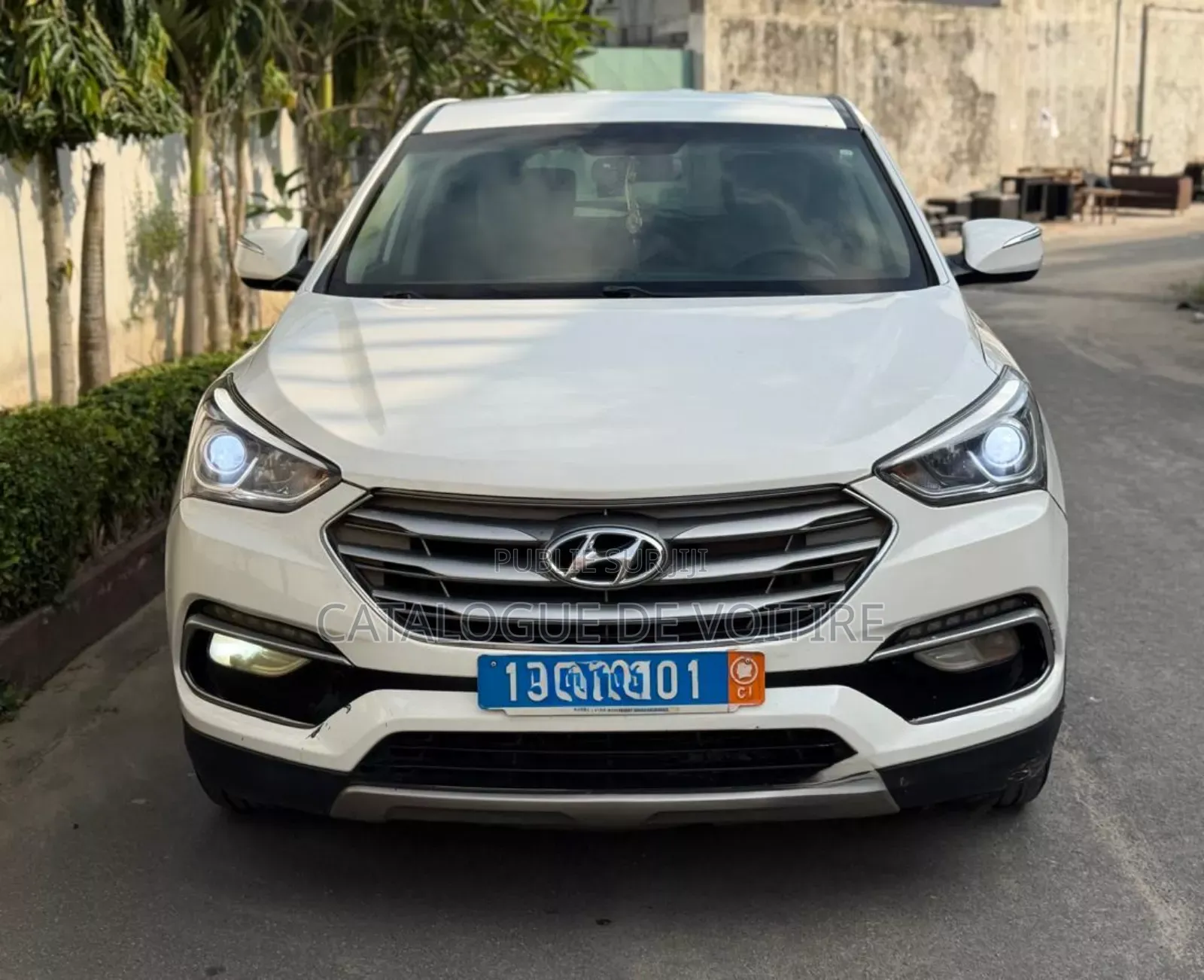 Hyundai Santa Fe 2017 Blanc