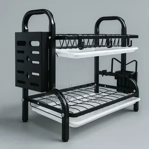 Égouttoir À Vaisselle Métallique 2 Niveaux