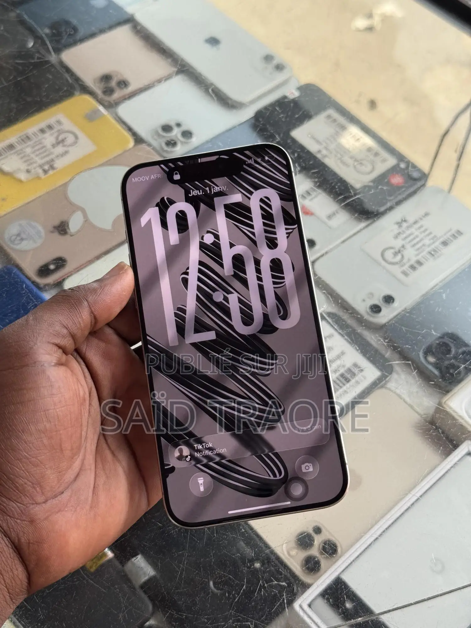 Apple iPhone 15 Pro Max 256 GB Argenté