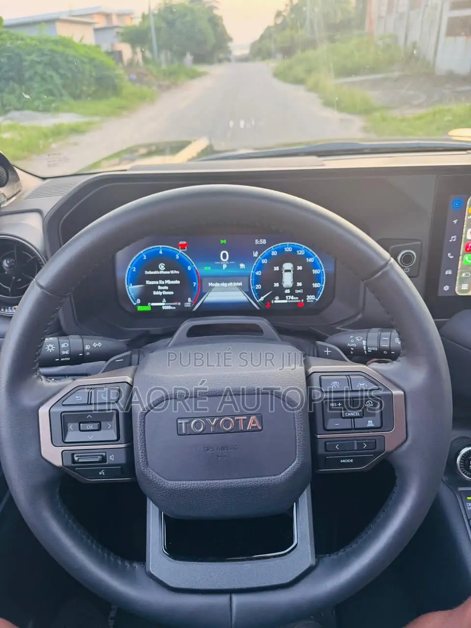 New Toyota Land Cruiser Prado 2.4 Hybrid 2025 Black