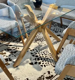 Table Vitré a 6 Chaises Neuf