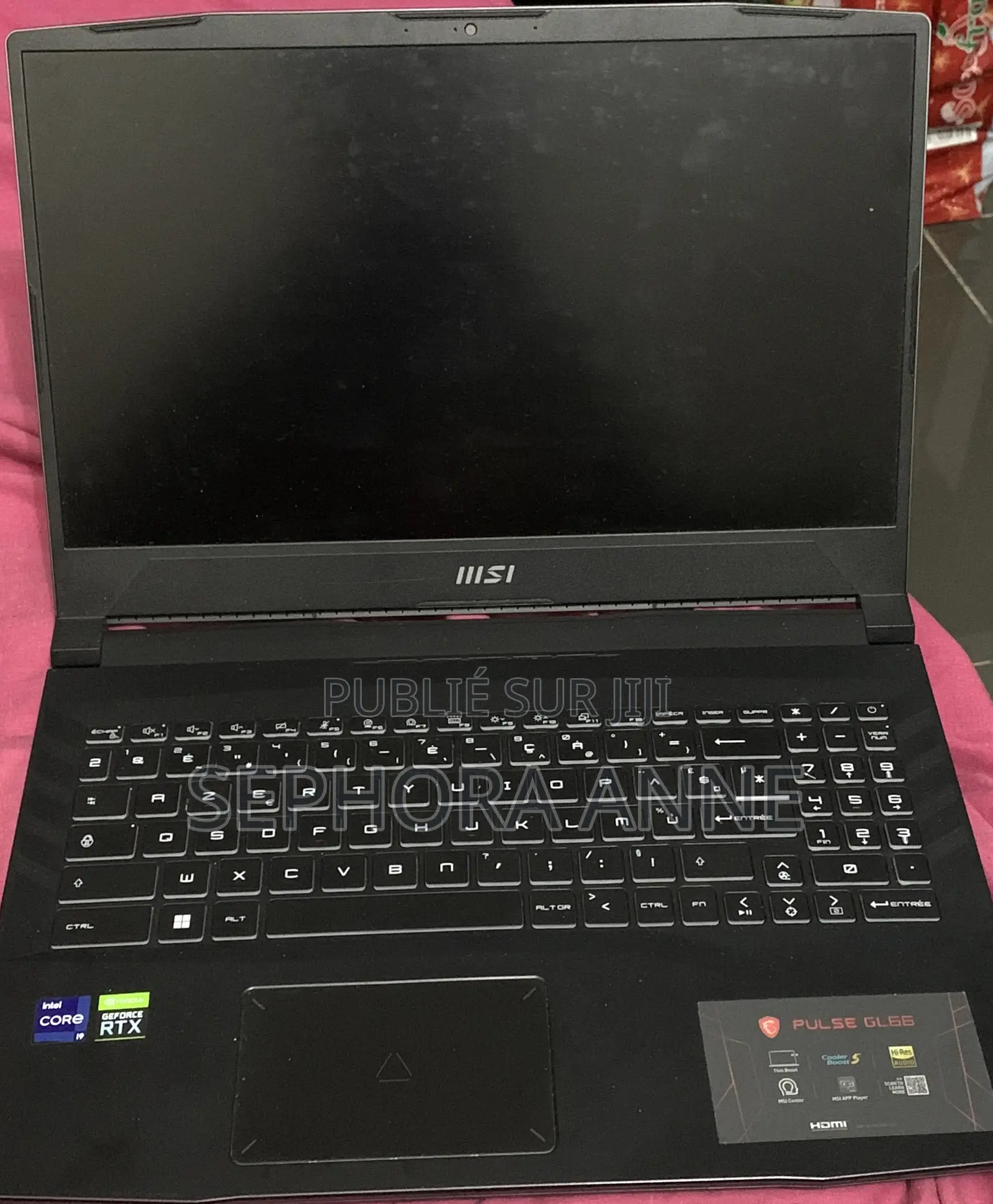 New Ordinateur Portable MSI Pulse GL66 16GB Intel Core I9 SSD 1T