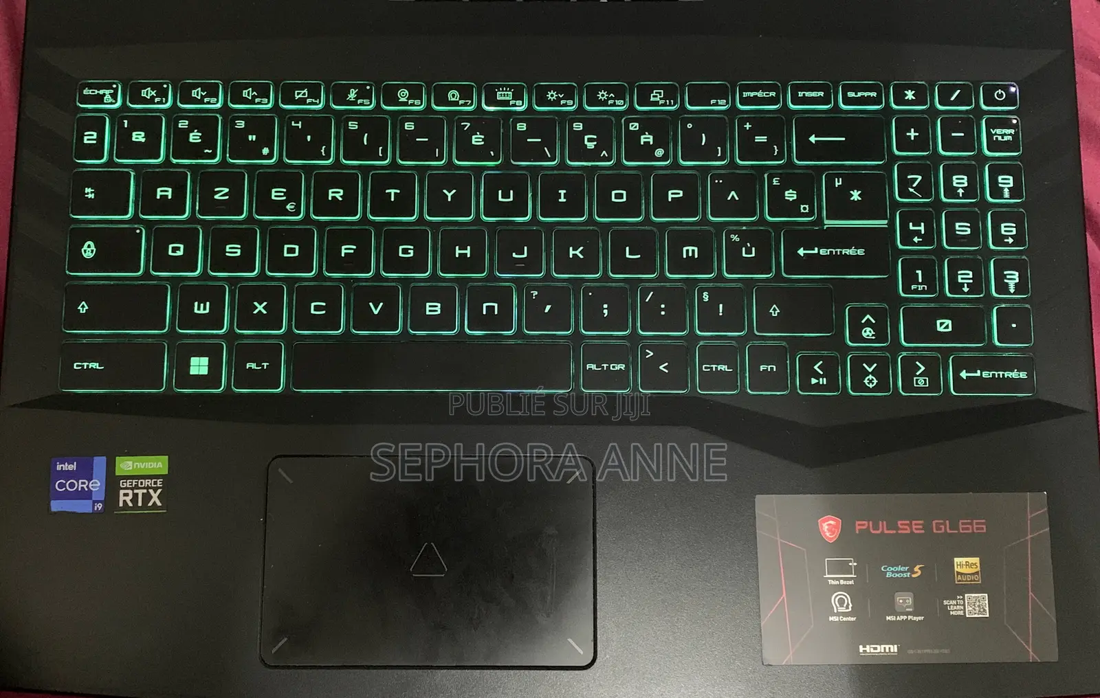 New Ordinateur Portable MSI Pulse GL66 16GB Intel Core I9 SSD 1T