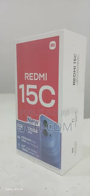 New Xiaomi Redmi 15C 4G 128 GB Rouge