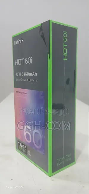New Infinix Hot 60i 128 GB Argenté