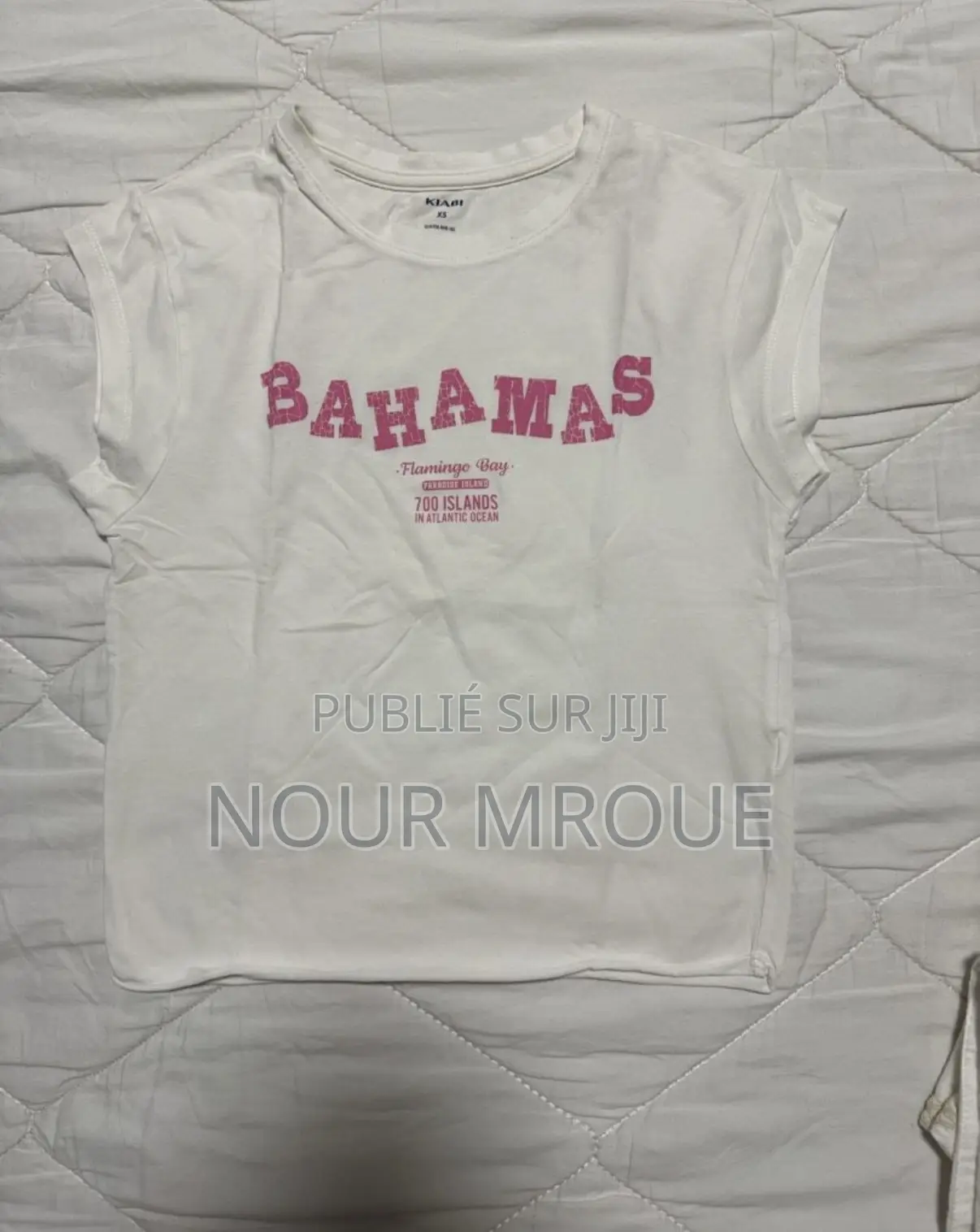 T-Shirt Blanc Bahamas