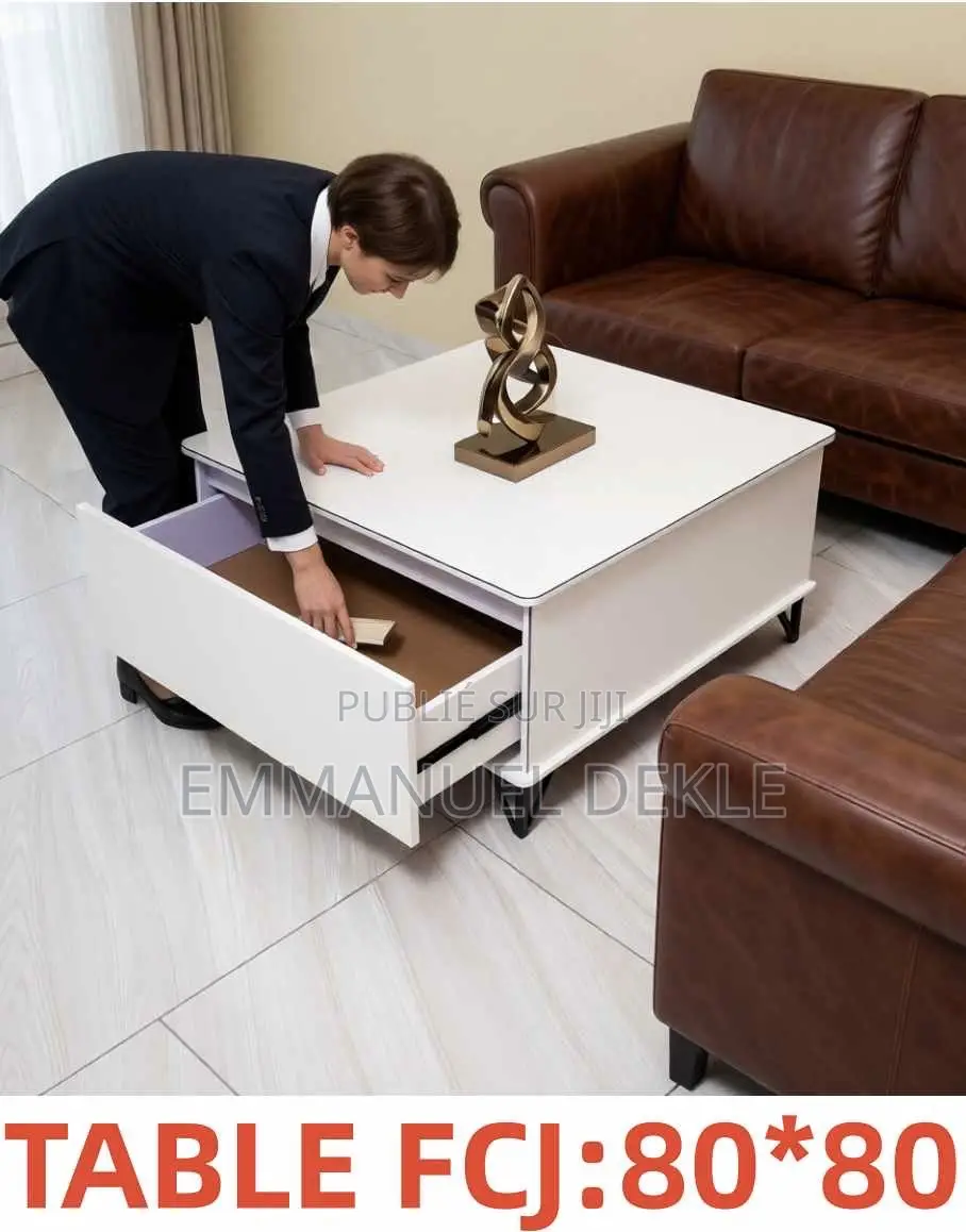 Table De Salon Avec Tiroir