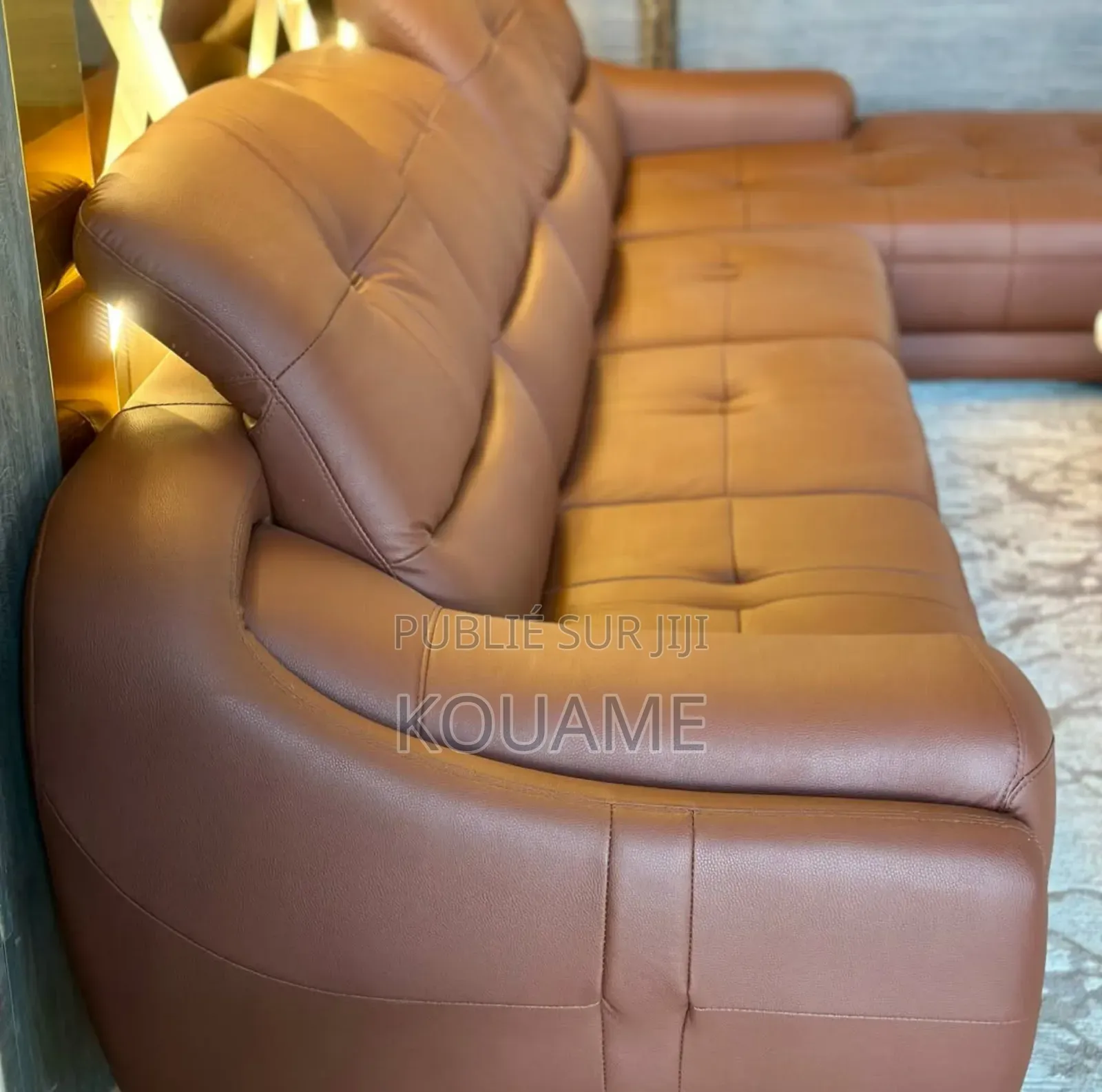 Canapé d'Angle en Cuir Neuf Disponible