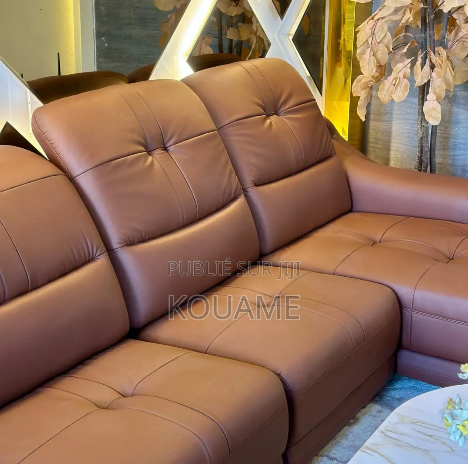 Canapé d'Angle en Cuir Neuf Disponible