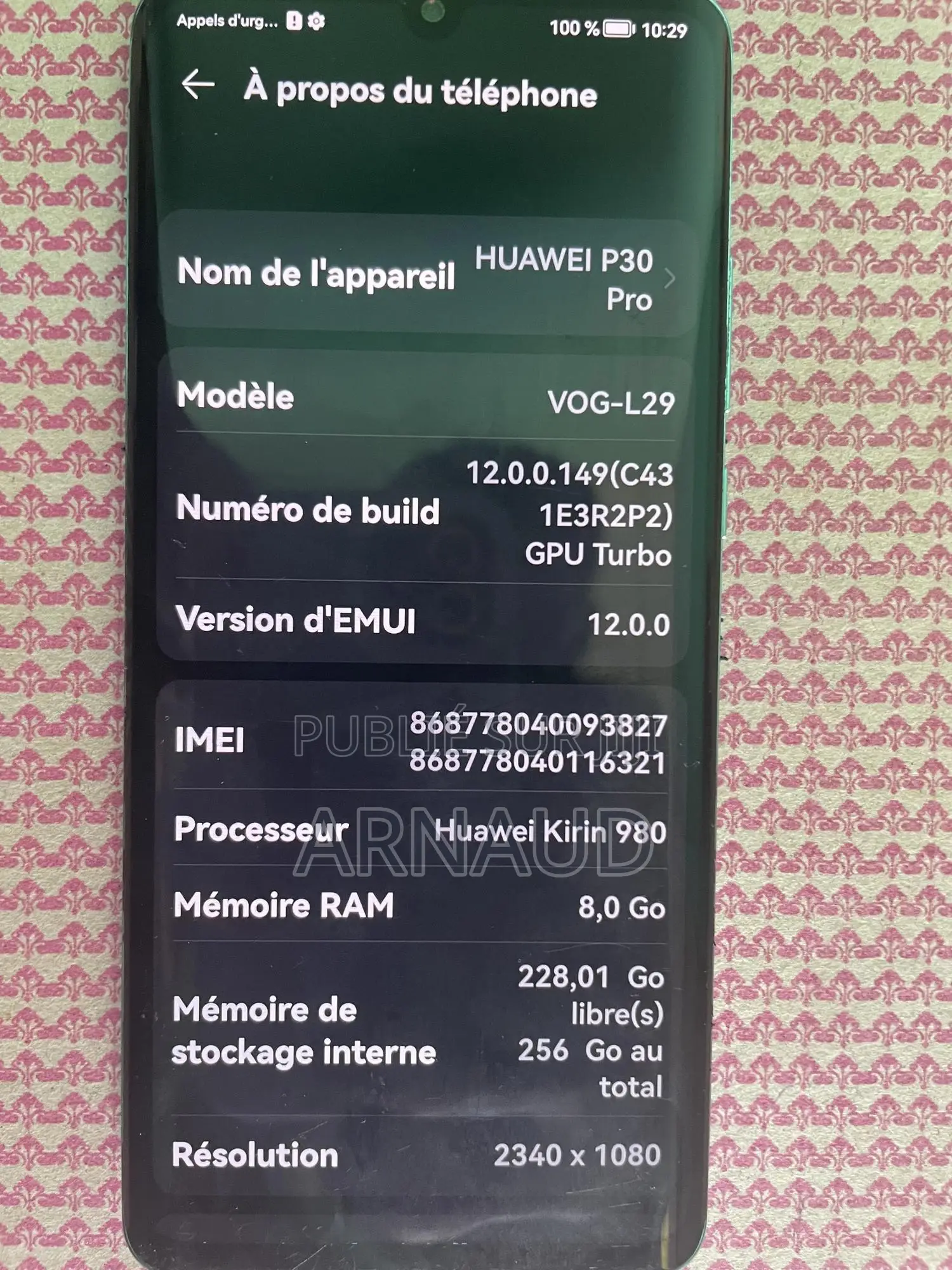 Huawei P30 Pro 256 GB Blue