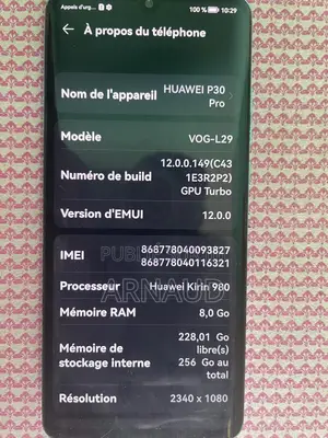 Huawei P30 Pro 256 GB Blue