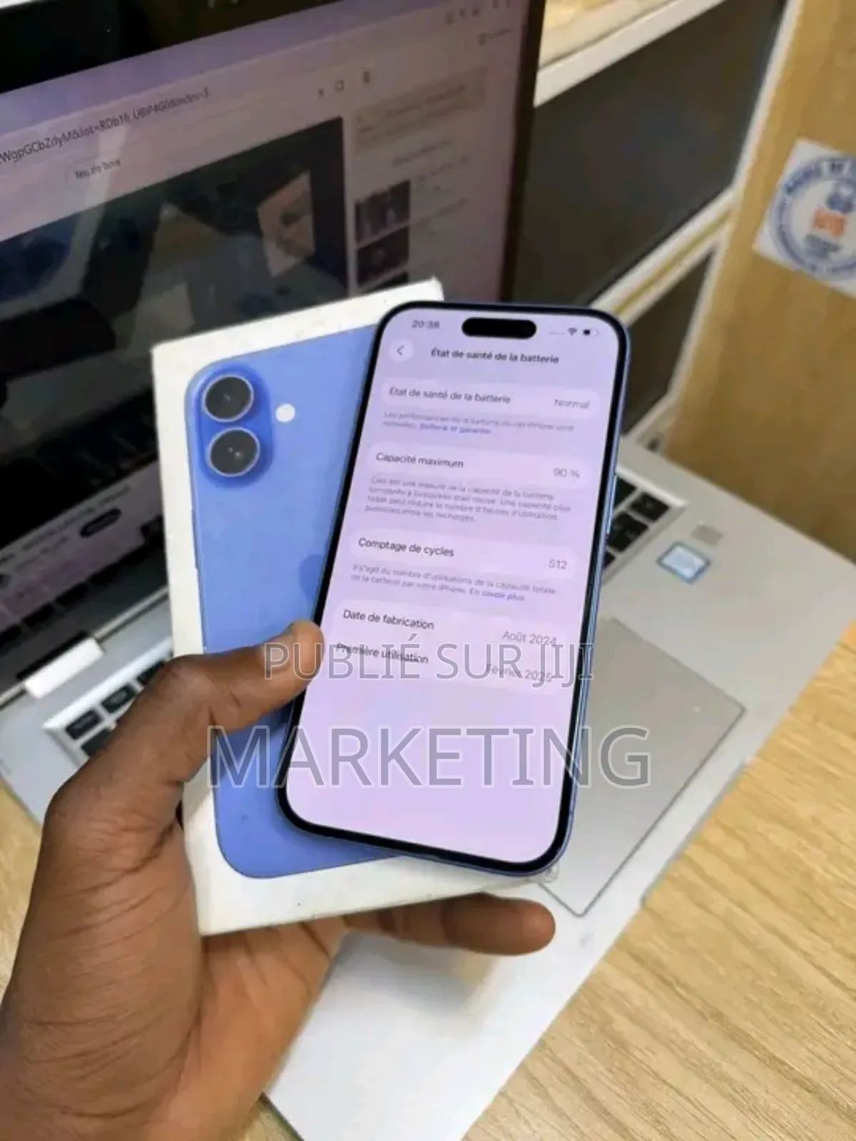 New Apple iPhone 16 128 GB Blue