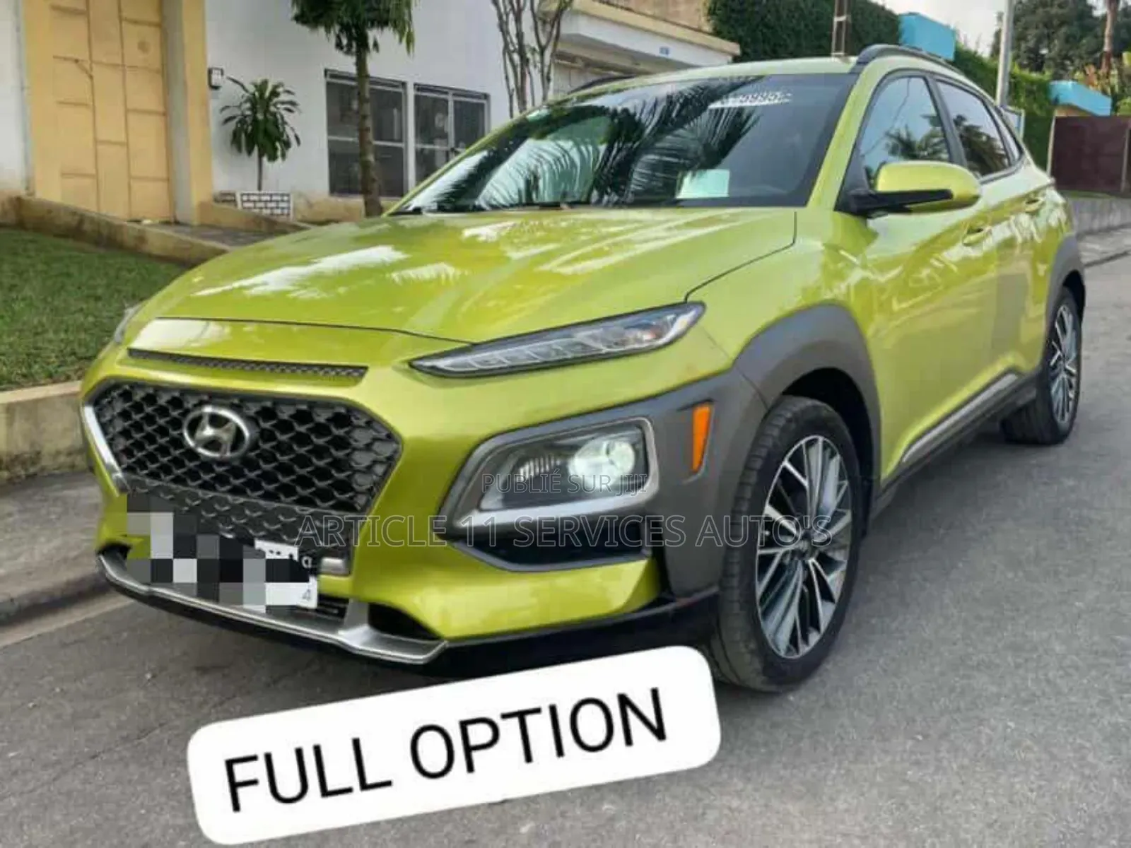 Hyundai Kona 2020 Jaune