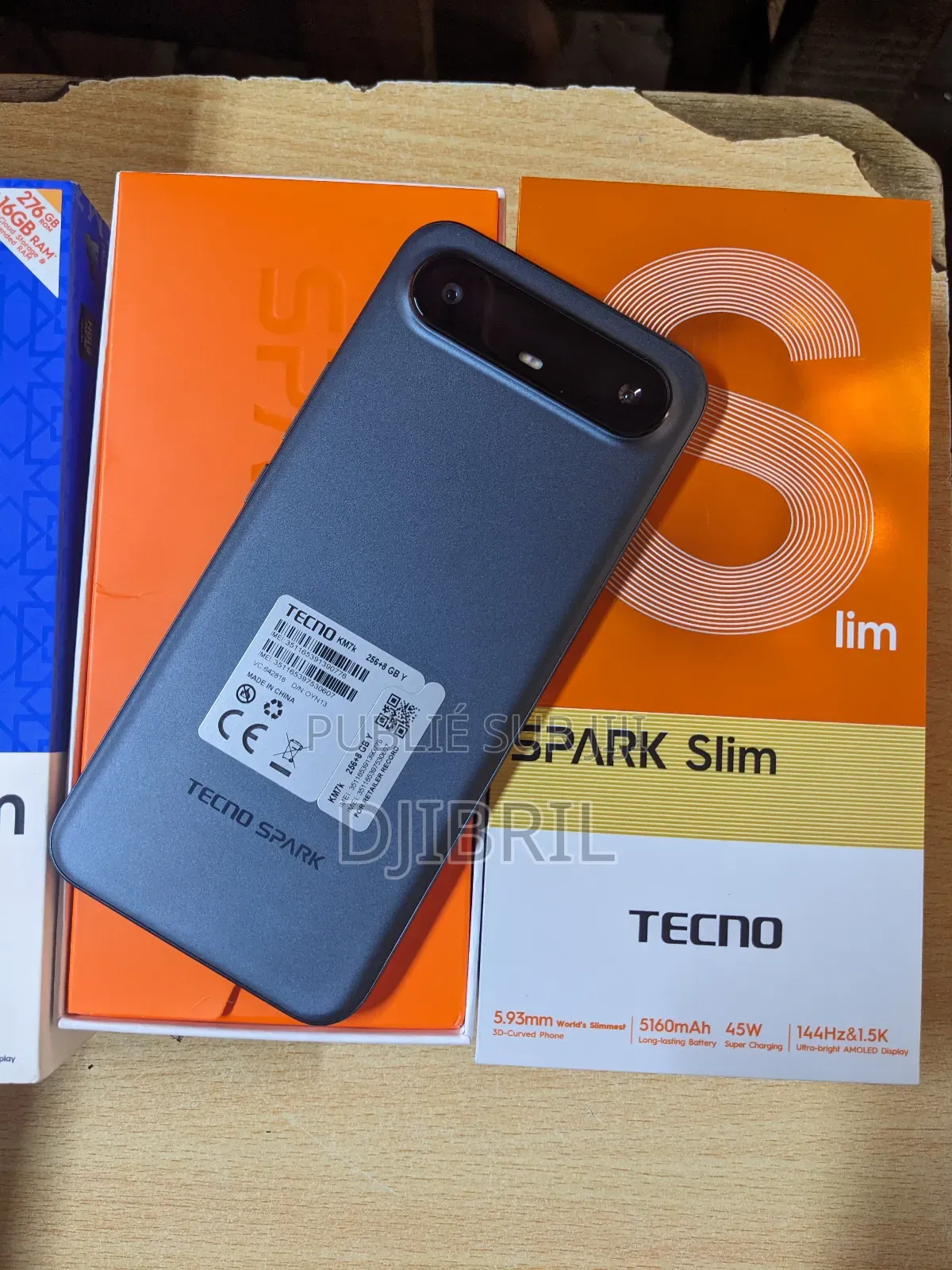 Tecno Spark Slim 256 GB Black