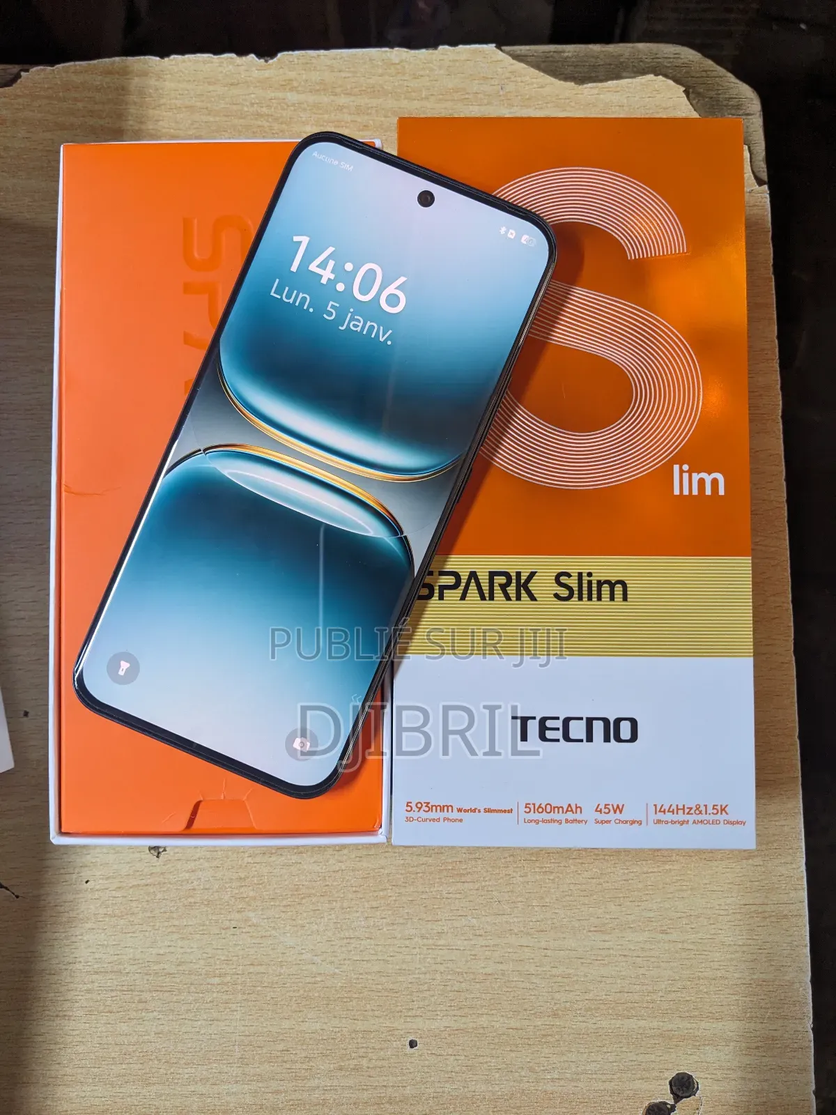 Tecno Spark Slim 256 GB Black