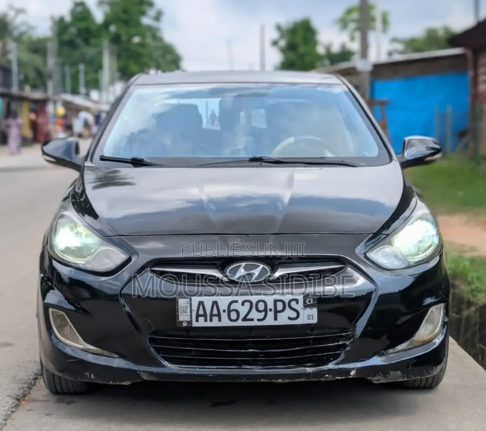 Hyundai Accent GLS 4dr Sedan (1.6L 4cyl 6A) 2015 Black