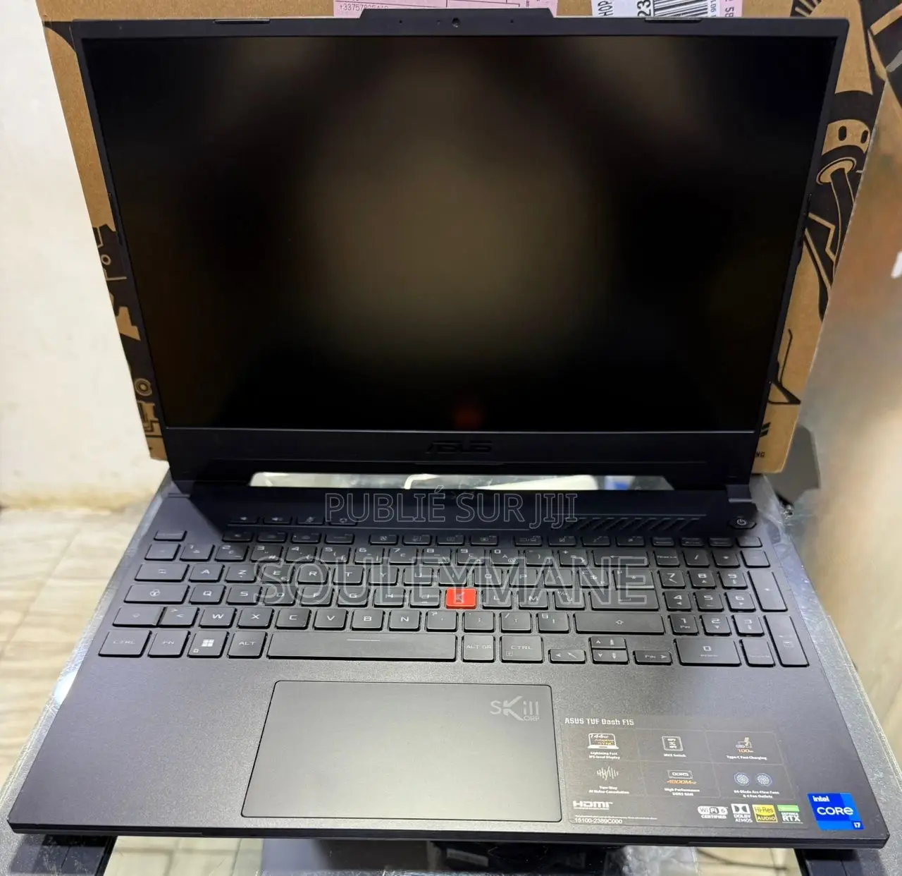 New Ordinateur Portable Asus TUF Dash F15 16GB Intel Core I7 SSD 512GB