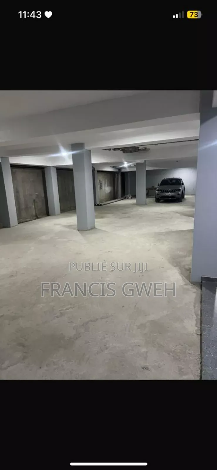 2chbre Appartement dans Francis Gweh, Cocody à Louer