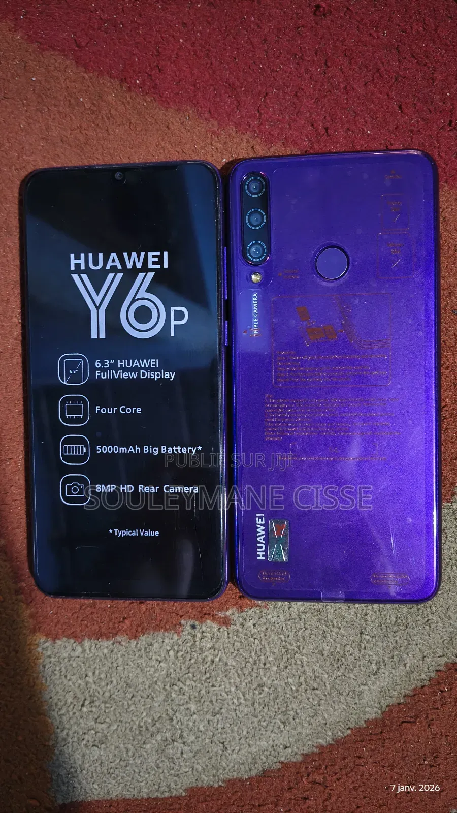 Huawei Y6p 64 GB Violet