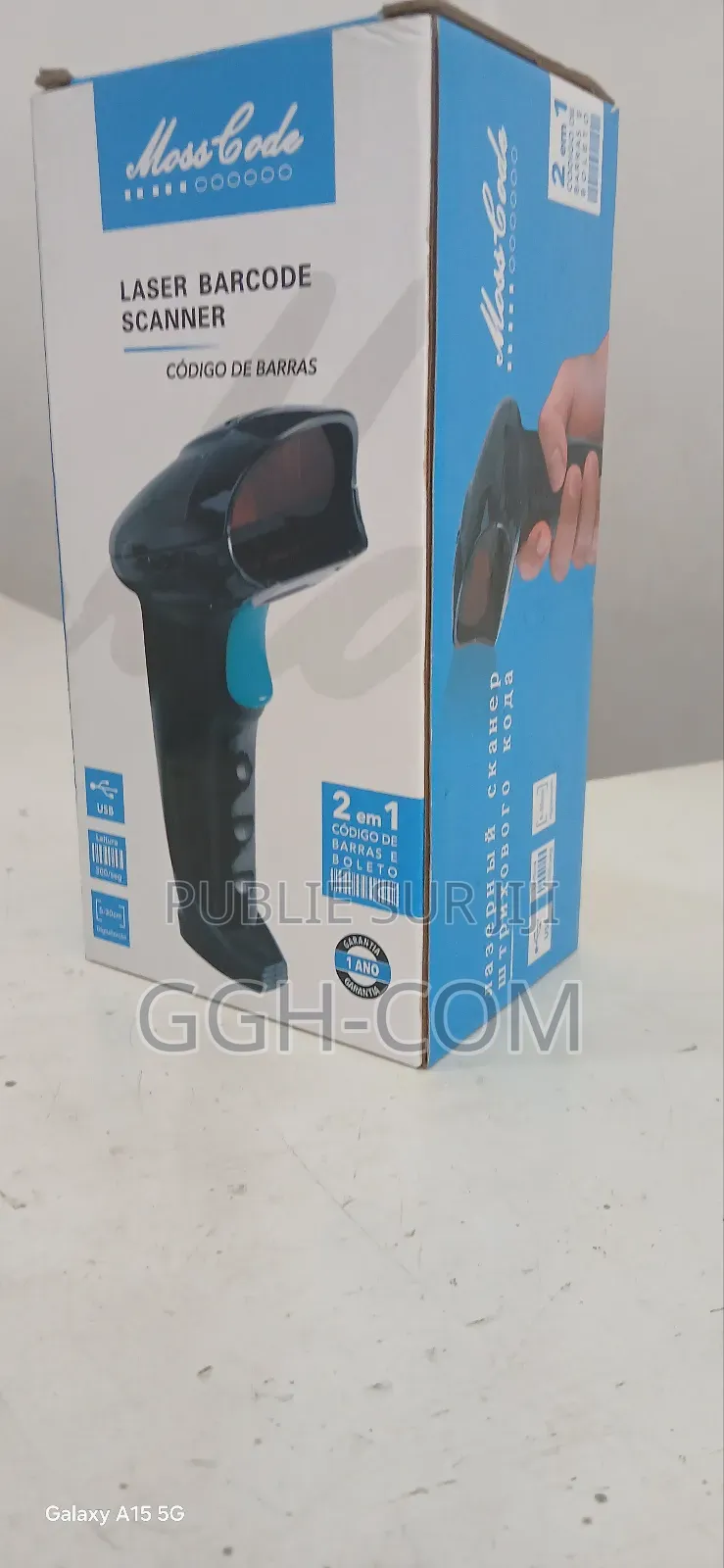 Laser Barcode Scanner 2 en 1