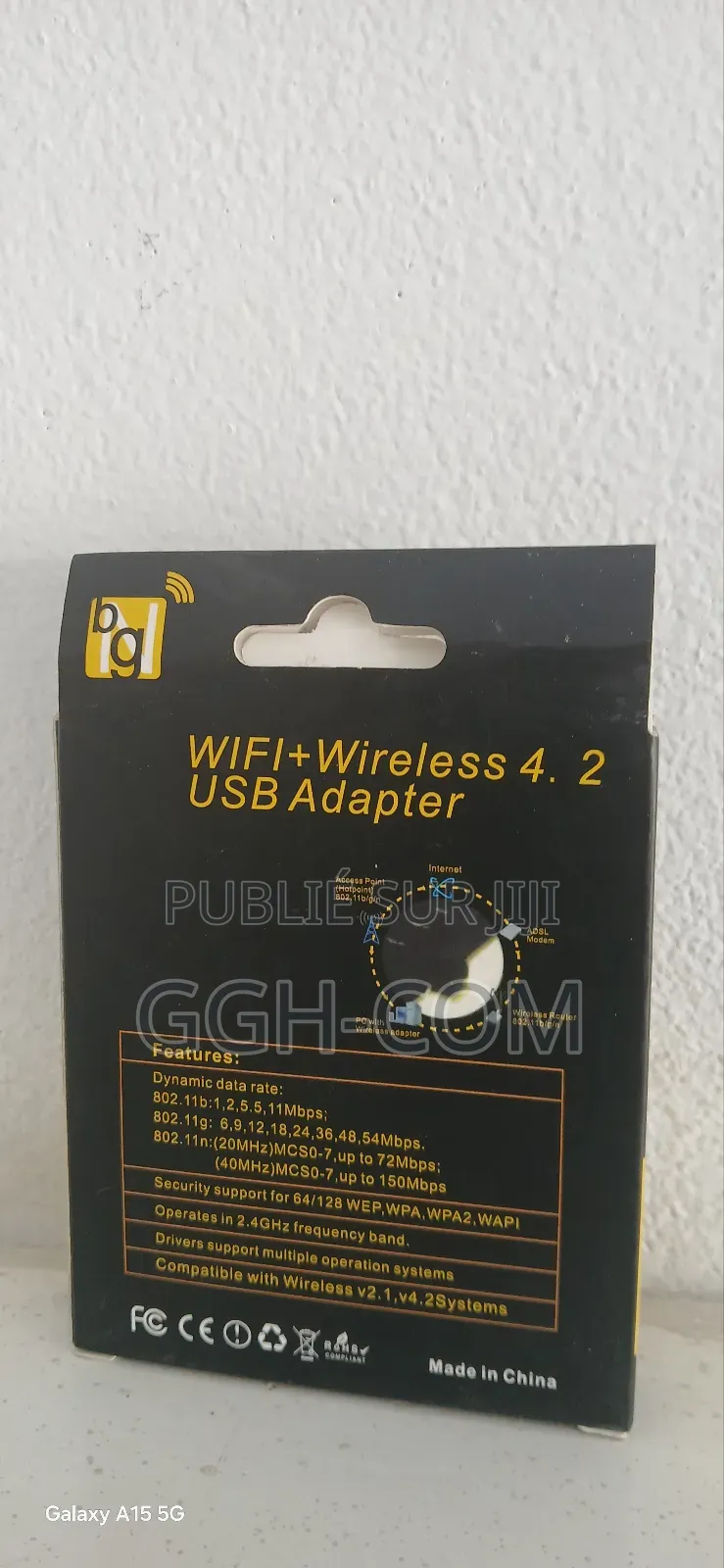 Wifi +Wireless 4.2 Usb Adapter