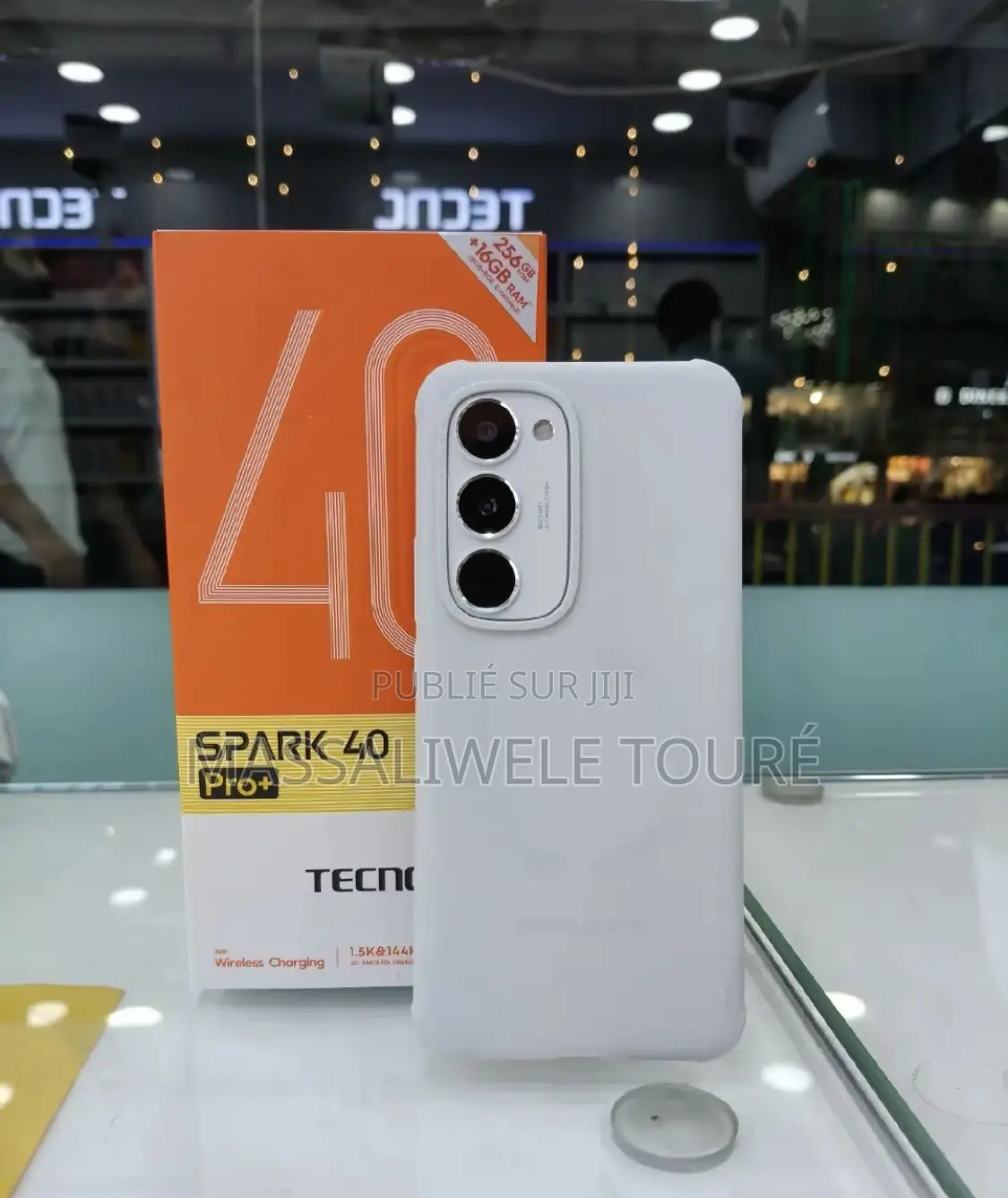 New Tecno Spark 40 Pro+ 256 GB Blanc
