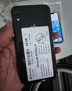 New Apple iPhone XR 64 GB Black