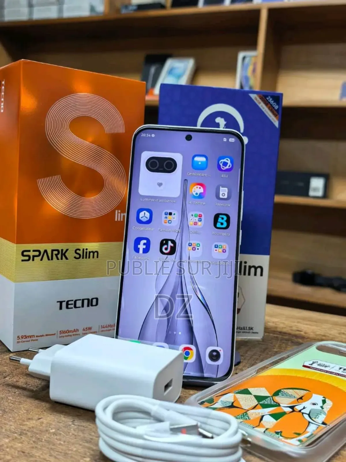 New Tecno Spark Slim 256 GB Blanc