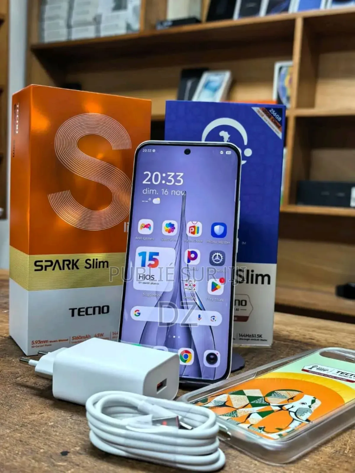 New Tecno Spark Slim 256 GB Blanc