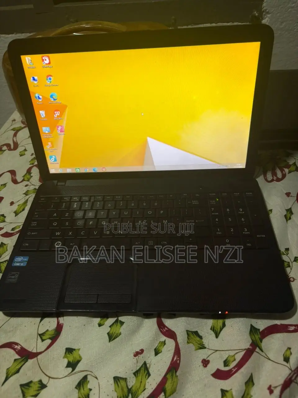 Ordinateur Portable Toshiba 4GB Intel Core I3 SSD 500GB