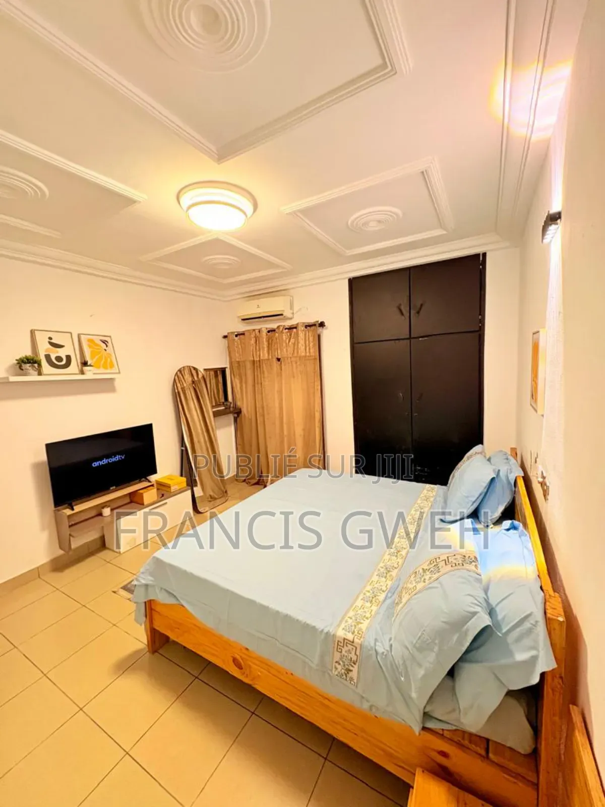 Furnished 1chbre Appartement dans Francis Gweh, Cocody à Louer