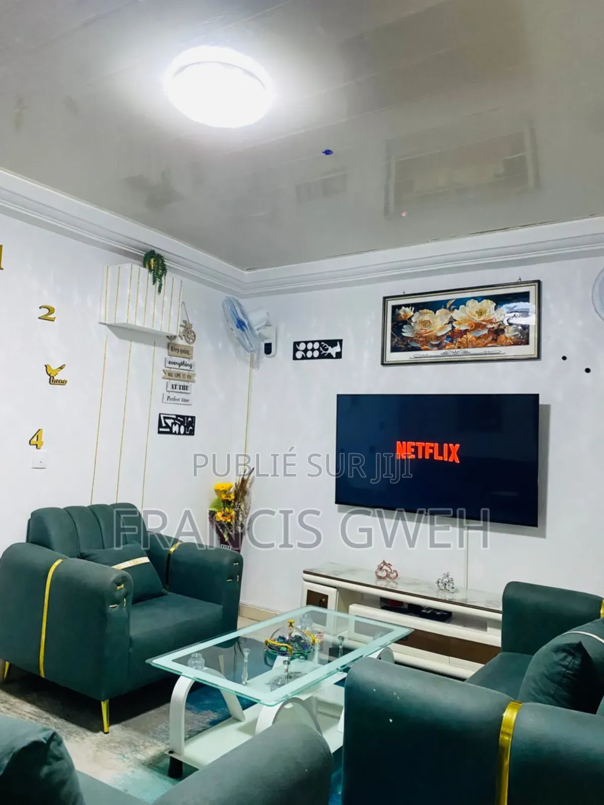 Furnished 1chbre Appartement dans Francis Gweh, Cocody à Louer