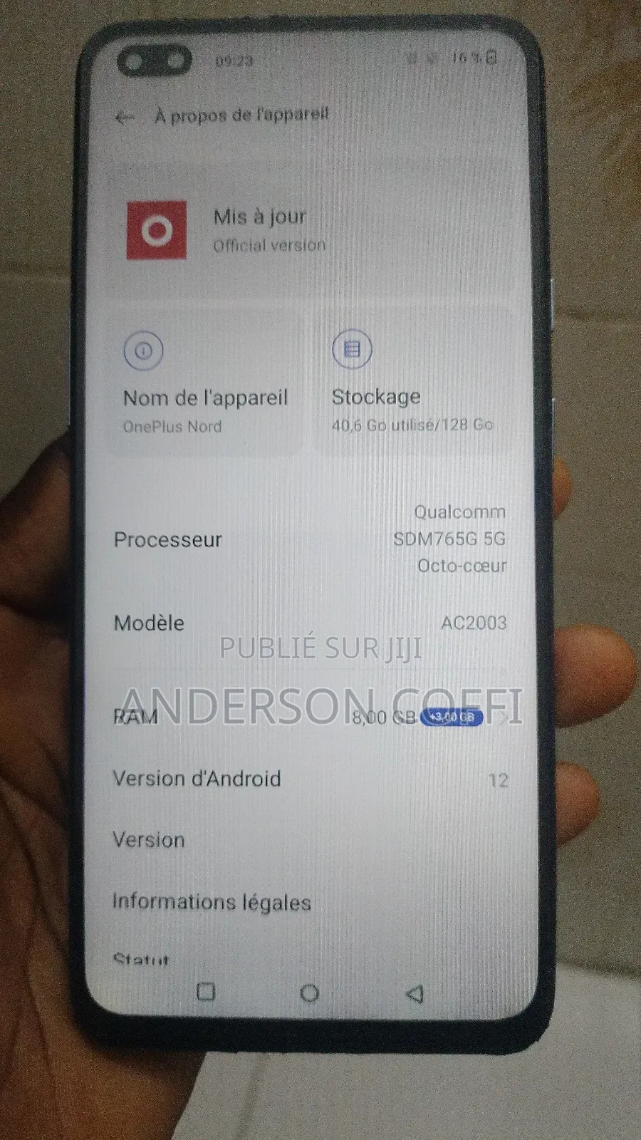 OnePlus Nord CE 5G 128 GB Blue