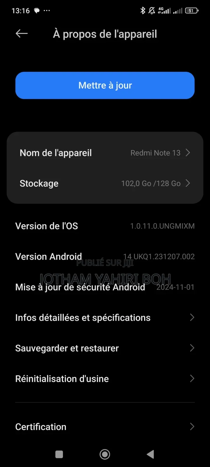 Xiaomi 13 128 GB Black